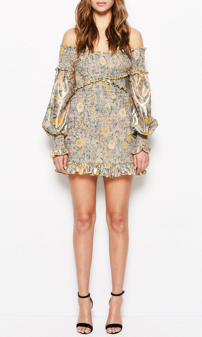 Alice mccall cheap gold playsuit