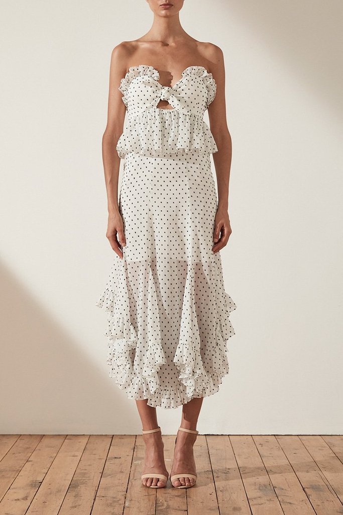 Shona joy wilder sale tiered midi dress