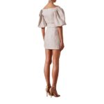 Shona joy hamilton 2025 linen fitted mini dress