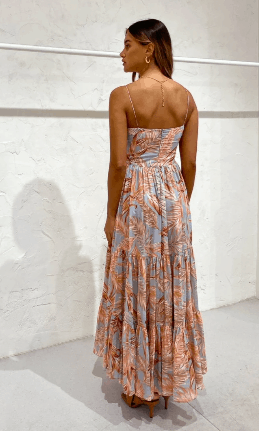 Bec Bridge Miami Palm Tier Midi Dress Get Dressed Hire