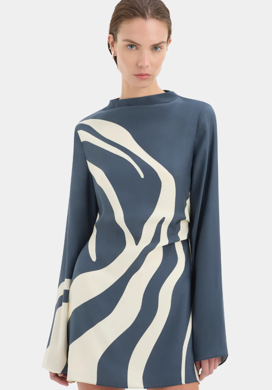 SIR. Lilou Long Sleeve Mini Dress