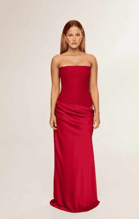 HNTR The Label Huxley Gown - Wine - Image 6