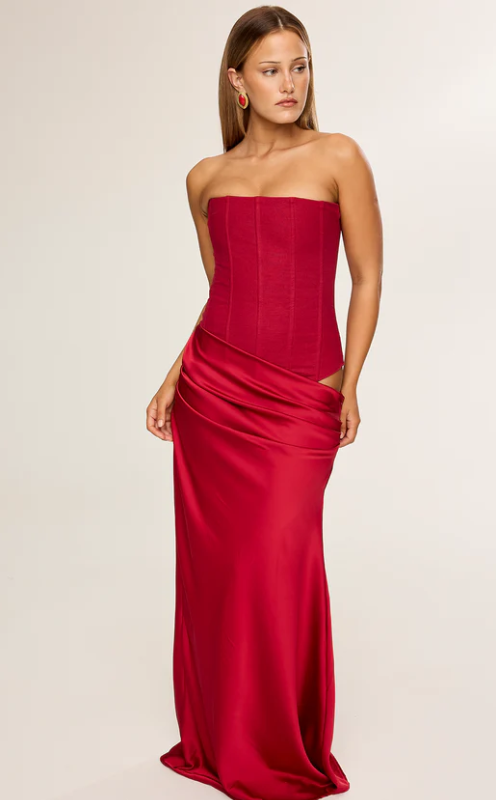HNTR The Label Huxley Gown - Wine