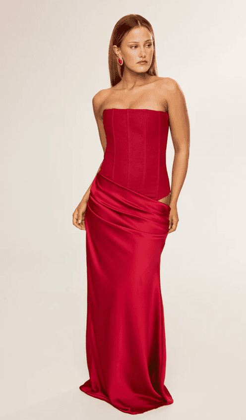 HNTR The Label Huxley Gown - Wine