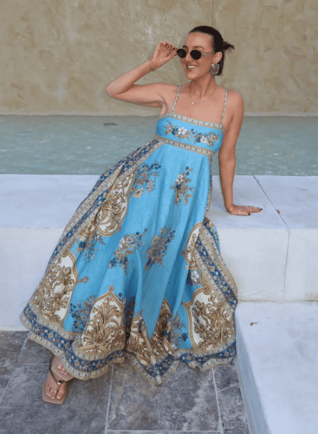 Alèmais x La. Sirena Cassie Exclusive Midi Dress - Image 3