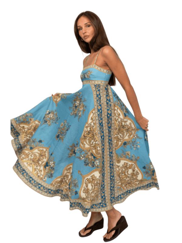 Alèmais x La. Sirena Cassie Exclusive Midi Dress