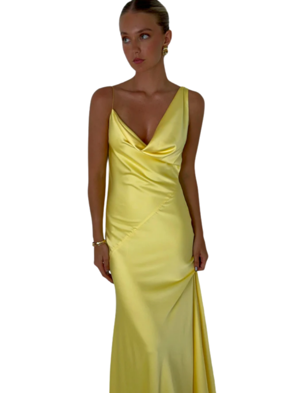 HNTR The Label Bianka Gown - Lemon
