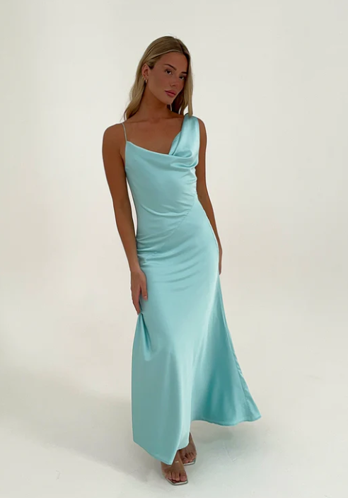 HNTR The Label Bianka Gown - Aqua